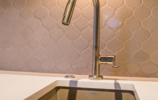 Bar, sink, faucet, tile detail