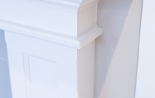 Mantle detail, fine woodworking