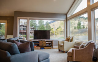 Living Room Media area in Boulder renovation