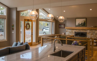 Kitchen area in Boulder remodel