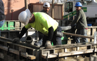 Pouring the forms for the Accessory Dwelling Unit in Lafayette