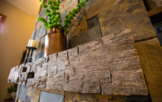 1970's Remodel Mantle up-close